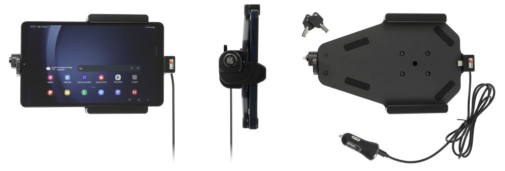 Brodit Hållare med nyckel-lås, Samsung Galaxy Tab A9 SM-X110/SM-X115 