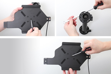 Brodit Hållare med nyckel-lås, Samsung Galaxy Tab A 10.1 (2019) SM-T510/SM-T515 