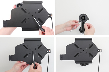 Brodit Hållare med nyckel-lås, Lenovo Tab K10 TB-X6C6F 