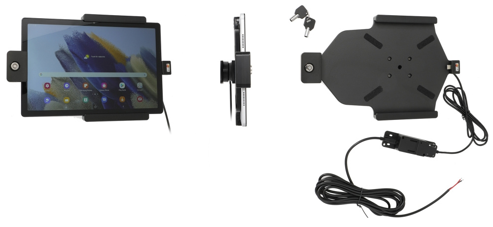 Brodit Hållare med nyckel-lås, Samsung Galaxy Tab A8 SM-X200/205 