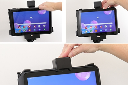 Brodit Hållare med fjäder-lås, Samsung Galaxy Tab Active Pro T540/T545/T547/T547U 