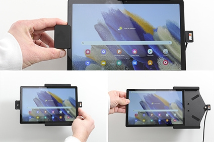 Brodit Hållare med fjäder-lås, Samsung Galaxy Tab A8 SM-X200/205 
