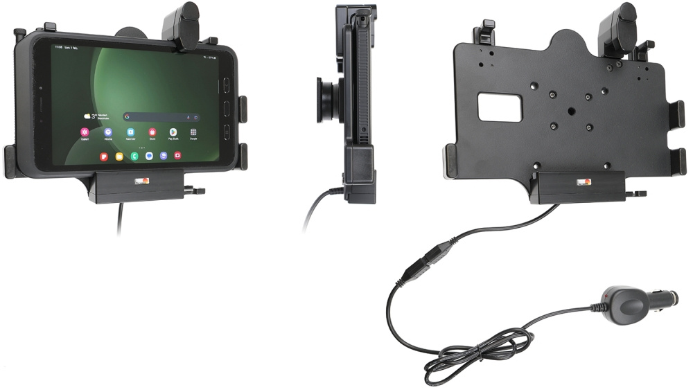 Brodit Hållare med fjäder-lås, Samsung Galaxy Tab Active 3 SM-T570/SM-T575/5 SM-X300/SM-X306B