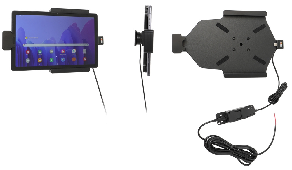 Brodit Hållare med fjäder-lås, Samsung Galaxy Tab A7 10.4 (2020) SM-T500/SM-T505 