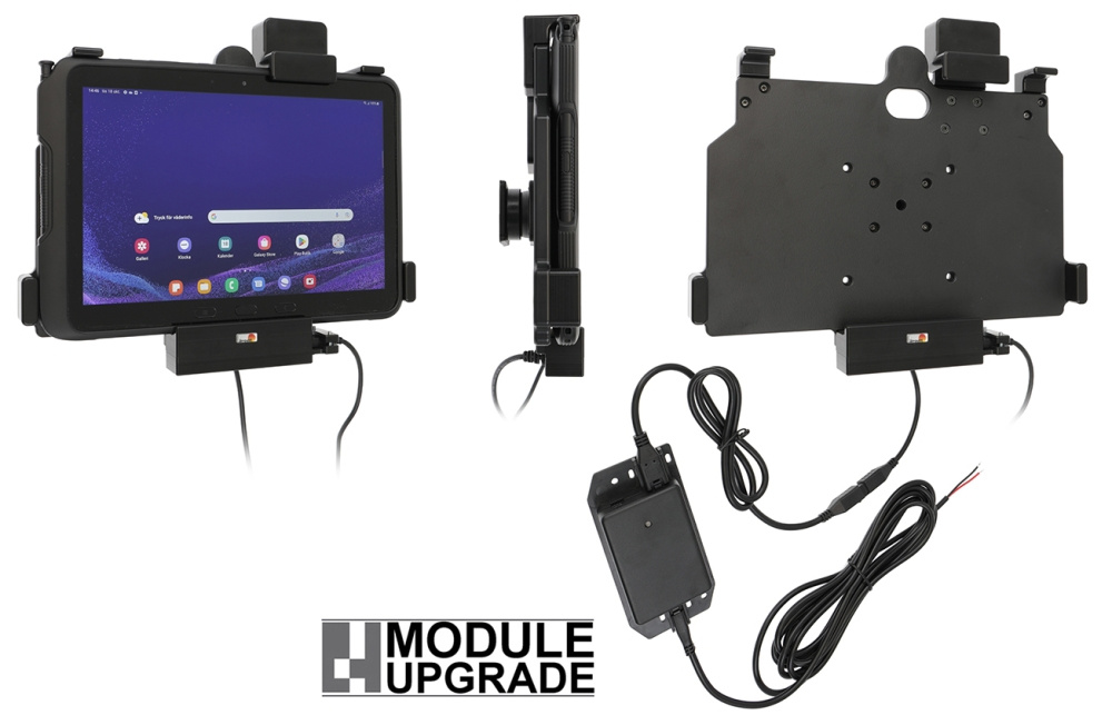 Brodit Hållare med fjäder-lås, Samsung Galaxy Tab Active 4 Pro SM-T630/SM-T636 