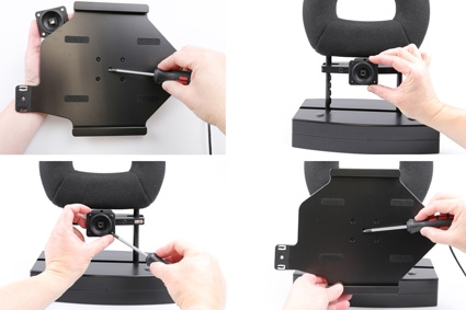 Brodit Hållare med fjäder-lås, Apple iPad Air 11 (A2902, A2903, A2904)/Air 11 2025 M3 (A3266, A3267, A2370)/Air 4th Gen (A2072, A2316, A2324, A2325)/Air 5th Gen (A2588, A2589, A2591)/Pro 11 2018 (A1980, A2013, A1934, A1979)/Pro 11 2020 2nd Generation  (A2