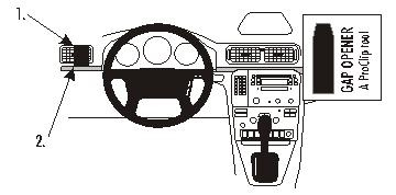Illustration av instrumentpanel och anvisningar för Volvo S80 99-06.