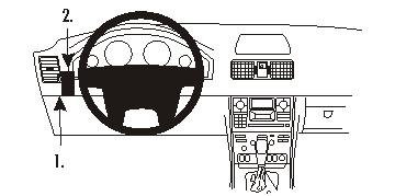 Instrumentpanel och rattkontroller för Volvo XC90 02-14.