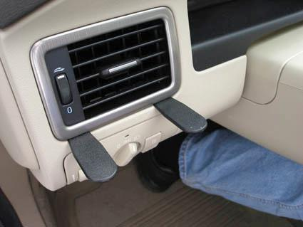 Ventilationsutlopp med justerbara spjäll för Volvo S80/V70/XC70 07-11.