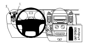 Instrumentpanel för Fiat Ducato 07-15, med detaljerad layout.