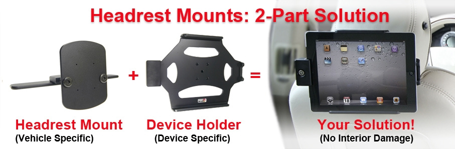 Brodit Nackstödsfäste, Volvo V70 97-18