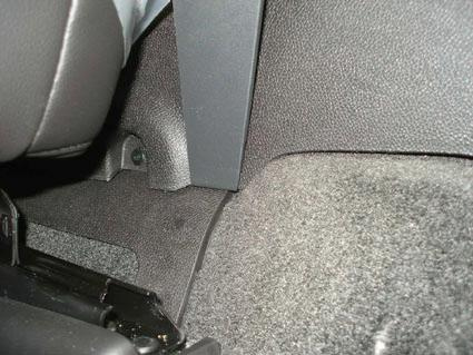 Konsolområde i Chevrolet Avalanche 07-10, med textur och detaljer.