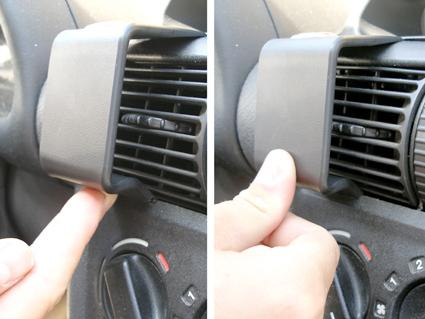 Centrerad luftutblåsningsramp för Opel Corsa 93-00.