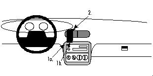 Bild av Chrysler Stratus 95-00 interiör med detaljer för instrumentpanel.
