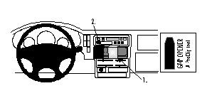 Monteringsanvisning för ProClip till Opel Frontera/Honda Passport.