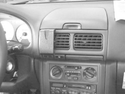 Instrumentbräda med luftventiler och ljudsystem för Subaru.