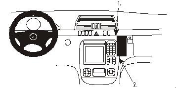 Brodit ProClip, Mercedes Benz S-Class 00-02