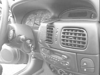 Instrumentbräda och kontroller i en Renault Mégane från 1999-2002.