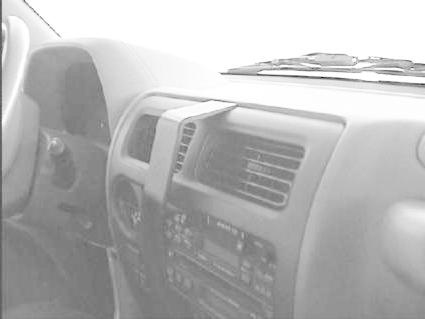 Interiör av Toyota LandCruiser 90, fokuserad på instrumentpanelen.