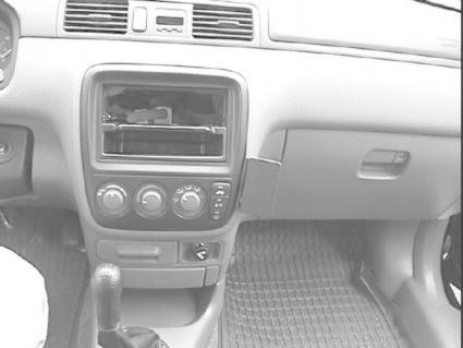 Instrumentbräda med stereo, kontroller och växelspak för Honda CR-V 97-01.