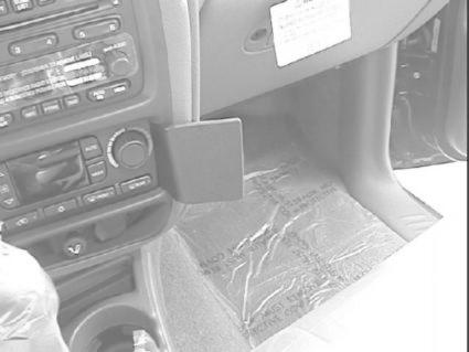 Inredning av Chevrolet Trail Blazer 02-09 med central kontrollpanel.