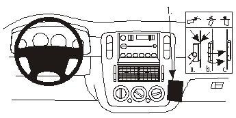 Instrumentpanel och ratten för Ford Explorer 02-05.