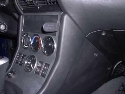 Instrumentpanel med kontroller och luftventiler för BMW Z3.