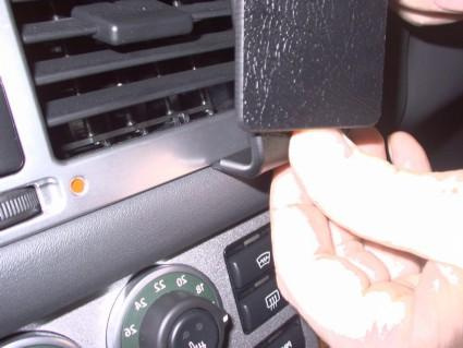 Installationsdetalj för ventilation i en Landrover Range Rover 02-06.