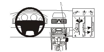 En illustration av Volvo XC90:s instrumentpanel och kontroller.
