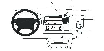 En illustration av en Chevrolet Avalanche 03-06:s instrumentpanel.