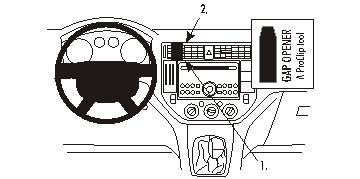 Bild av instrumentbräda med kontroller i Ford C-Max och Kuga.