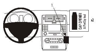 Brodit ProClip, Mercedes Benz A-Class 05-12