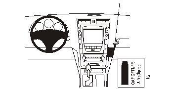 Bild som visar instrumentpanel och kontrollfunktioner i Lexus GS 05-12.