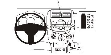 Instrumentpanel och kontroller för Toyota RAV 4 06-12.
