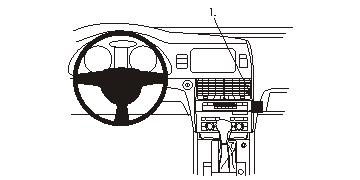 Interiör av Audi Q7 06-14, visande instrumentbräda och ratten.