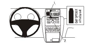 En illustrerad diagram av instrumentpanelen och verktyg för Suzuki SX4/Fiat Sedici.