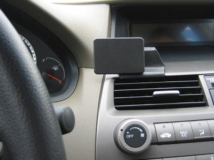 Dashboard med luftventil och enheten för fäste.