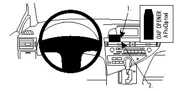Instrumentpanel och rattelement för Lexus RX Serie 10-15.