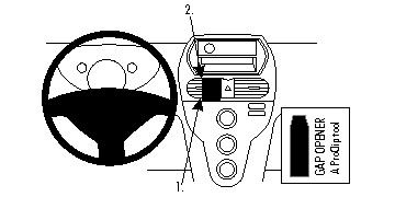 Instrumentpanel och ratt av Mitsubishi i-MiEV.