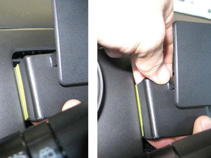 Ett grepp som justeras eller tas bort i Kia Picanto 12-15.