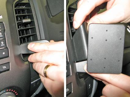 Bild som visar installation av en enhet i Ford Ranger 12-15 ventil.