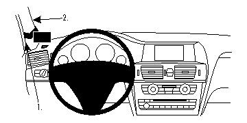 Monteringsanvisning för ProClip till BMW X3 11-14.