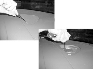 Installationssteg för ProClip monteringsbygel Saab 9-5.