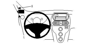Monteringsanvisning för ProClip till Mitsubishi i-MiEV/Citroen C-Zero.