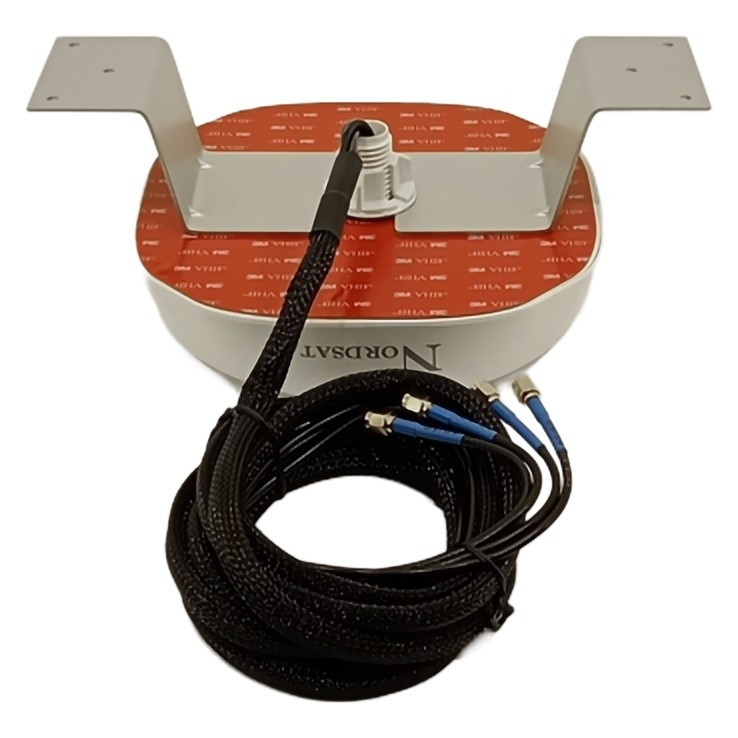 Nordsat 2G/3G/4G/5G Omniantenn, rundstrålande 4x4 MIMO-antenn