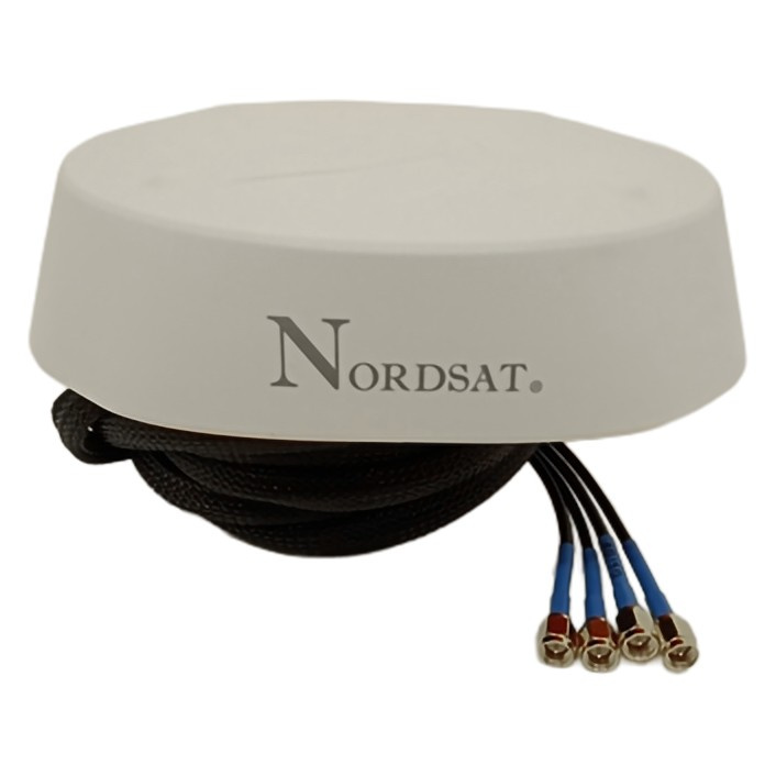 Nordsat 2G/3G/4G/5G Omniantenn, rundstrålande 4x4 MIMO-antenn