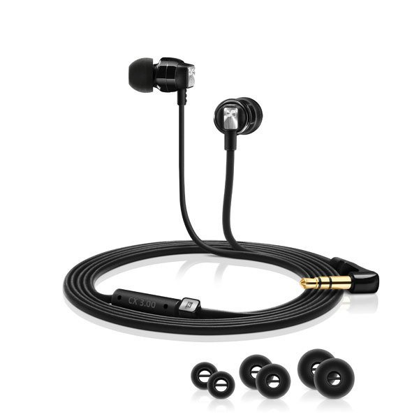 Sennheiser CX 3.00 in-ear hörlur, svart