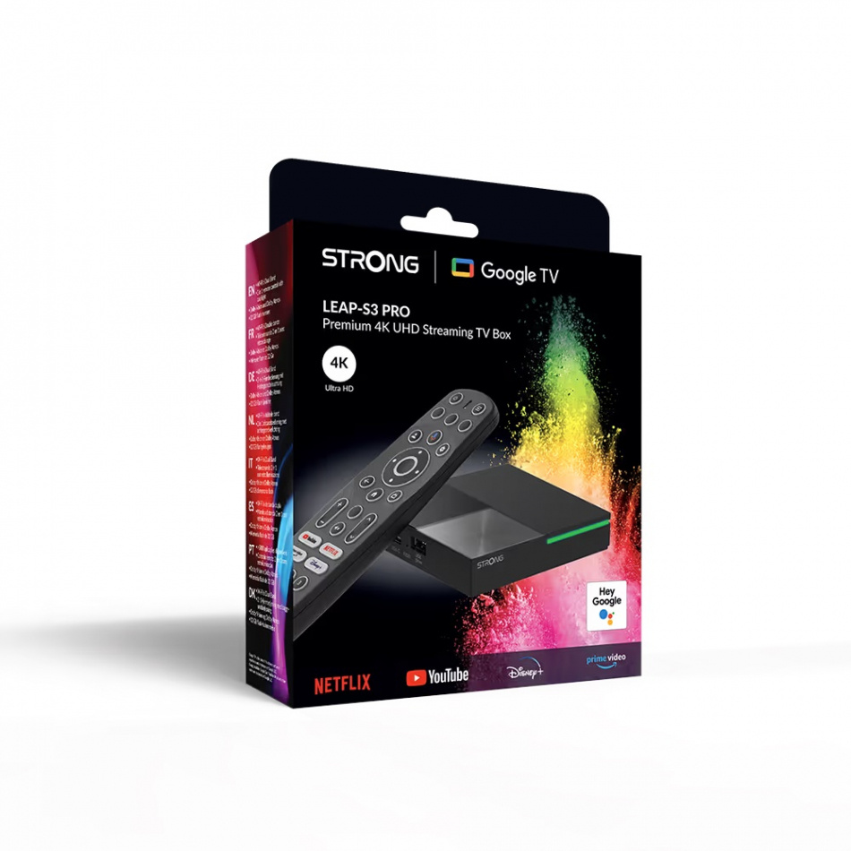 Strong LEAP-S3 PRO, mediaspelare med Google TV