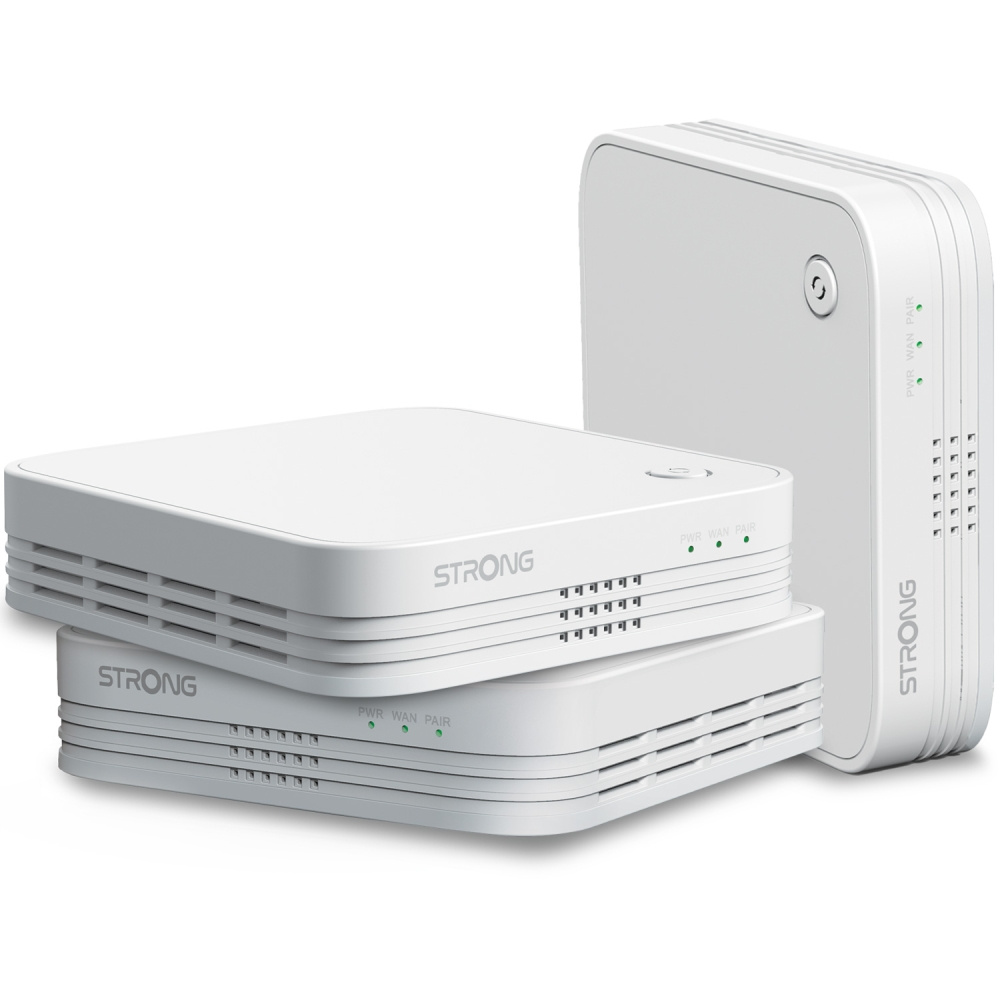 Strong MESH1200-3, Wi-Fi Mesh-system med 3 enheter