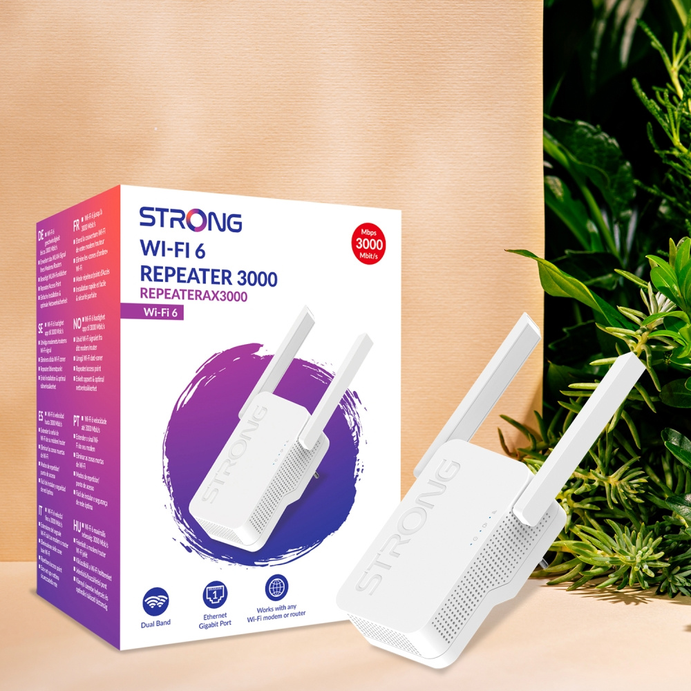 Strong REPEATERAX3000, Wi-Fi 6-repeater och accesspunkt